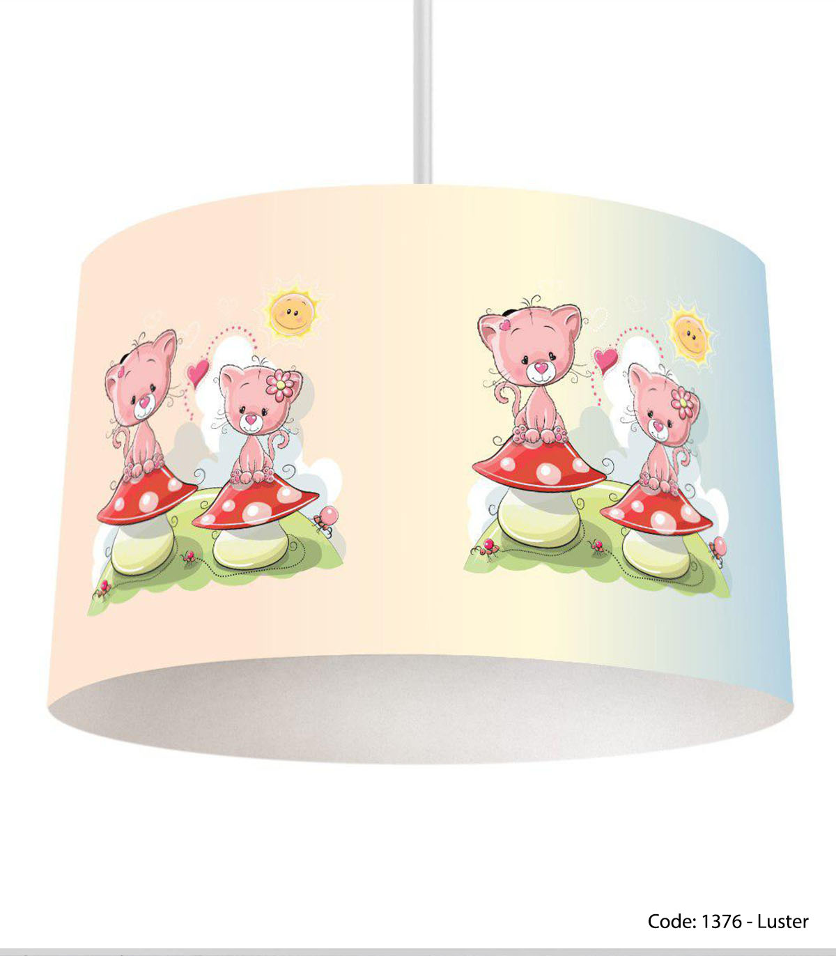 لوستر آباژوری اتاق کودک مدل TEDDY