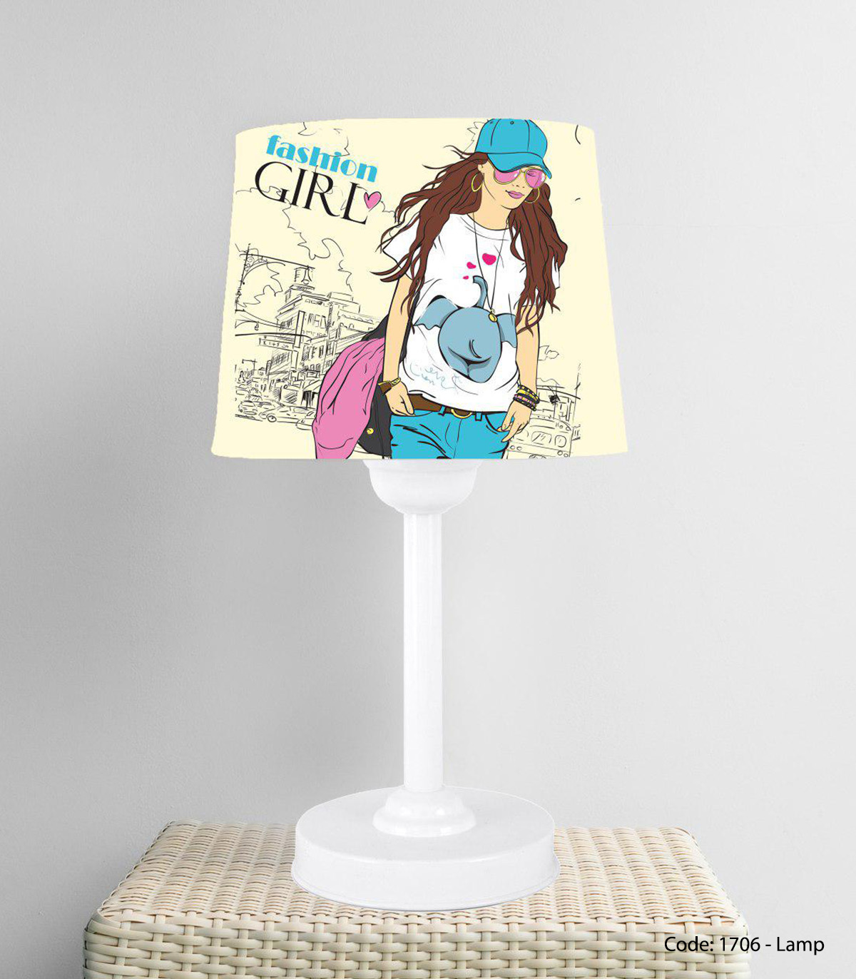 آباژور رومیزی اتاق نوجوان مدل FASHION STYLE