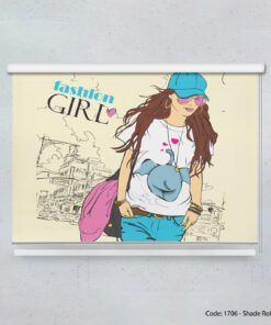 پرده شید بالارو اتاق نوجوان مدل FASHION STYLE