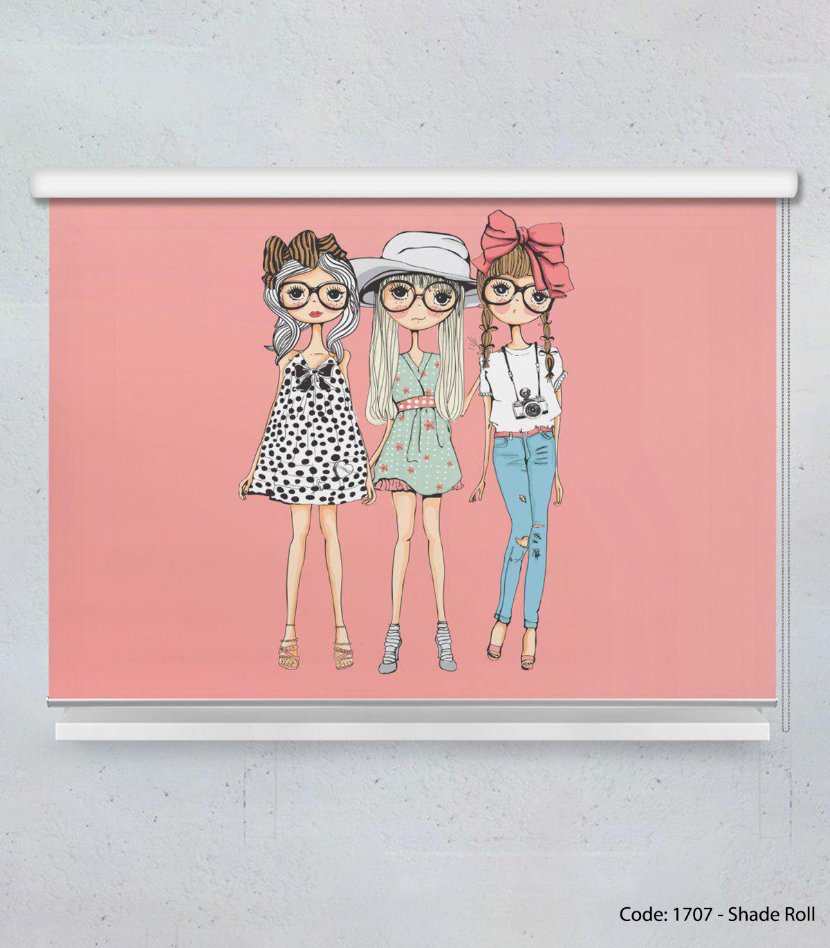 پرده شیدرول نوجوان مدل 3GIRLS