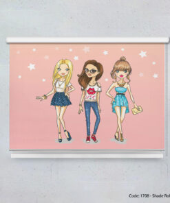 پرده شید بالارو رومیزی دخترانه نوجوان مدل STYLE