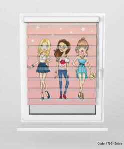 پرده زبرا رومیزی دخترانه نوجوان مدل STYLE