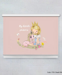 پرده شید بالارو دخترانه مدل BOOK