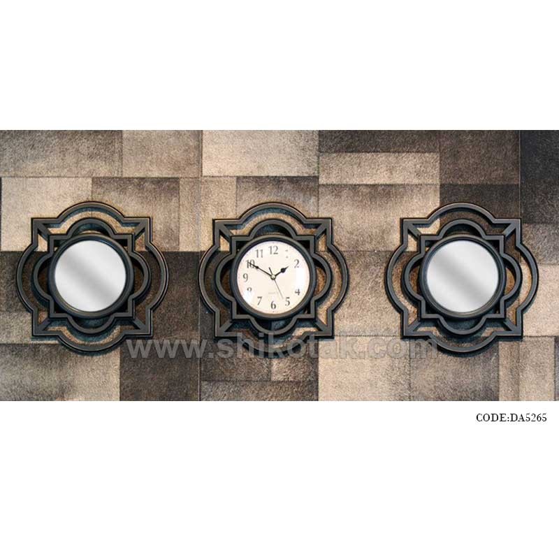 ساعت دیواری و آینه طرح ویرا