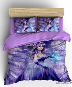 سرویس روتختی و ملحفه کشدار مدل دختر یخی