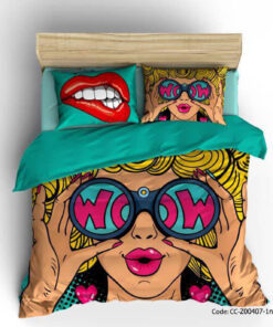 سرویس روتختی و ملحفه کشدار مدل دوربین