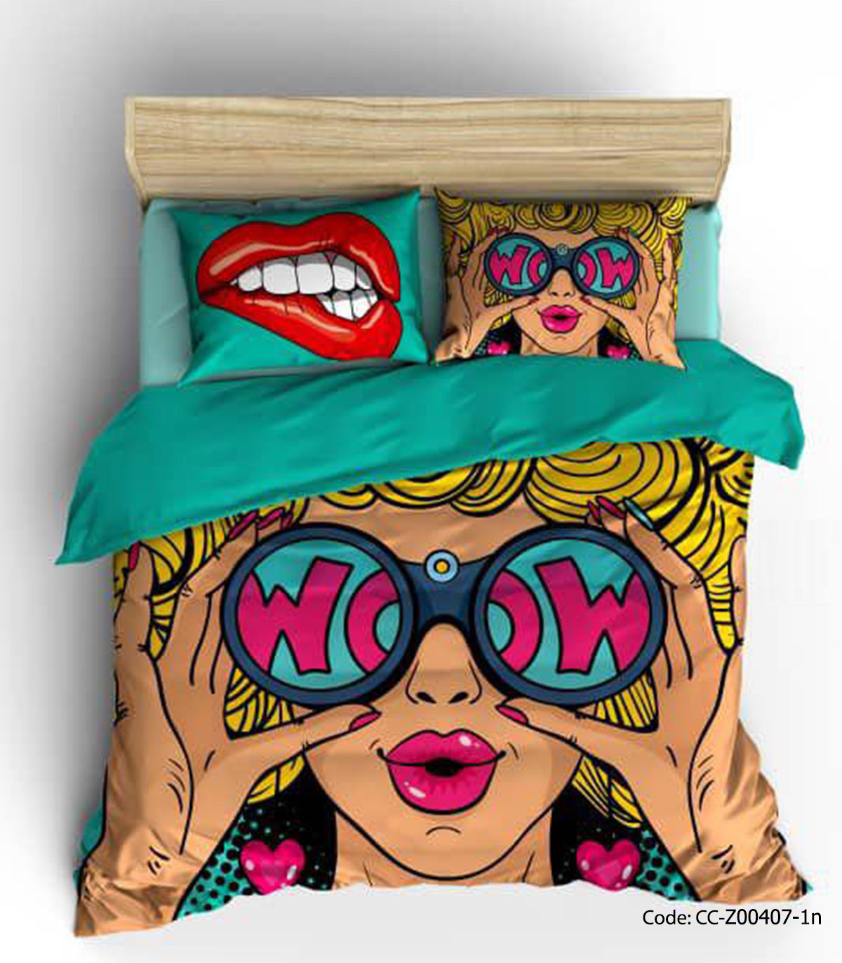 سرویس روتختی و ملحفه کشدار مدل دوربین