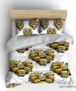 ست روتختی و ملحفه کشدار مدل مینیون
