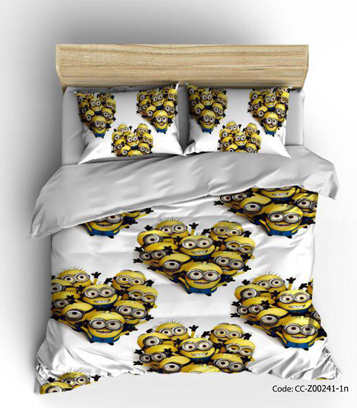 ست روتختی و ملحفه کشدار مدل مینیون