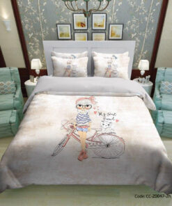 روتختی و ملحفه کشدار مدل دوچرخه