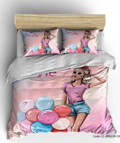 سرویس روتختی و ملحفه کشدار مدل بادکنک