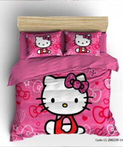 روتختی و ملحفه کشدار اتاق کودک مدل کیتی