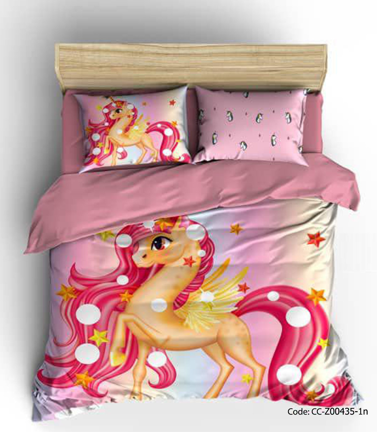 سرویس روتختی اتاق کودک مدل تک شاخ 2