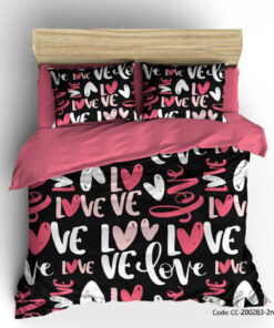 روتختی و ملحفه اتاق نوجوان مدل LOVE