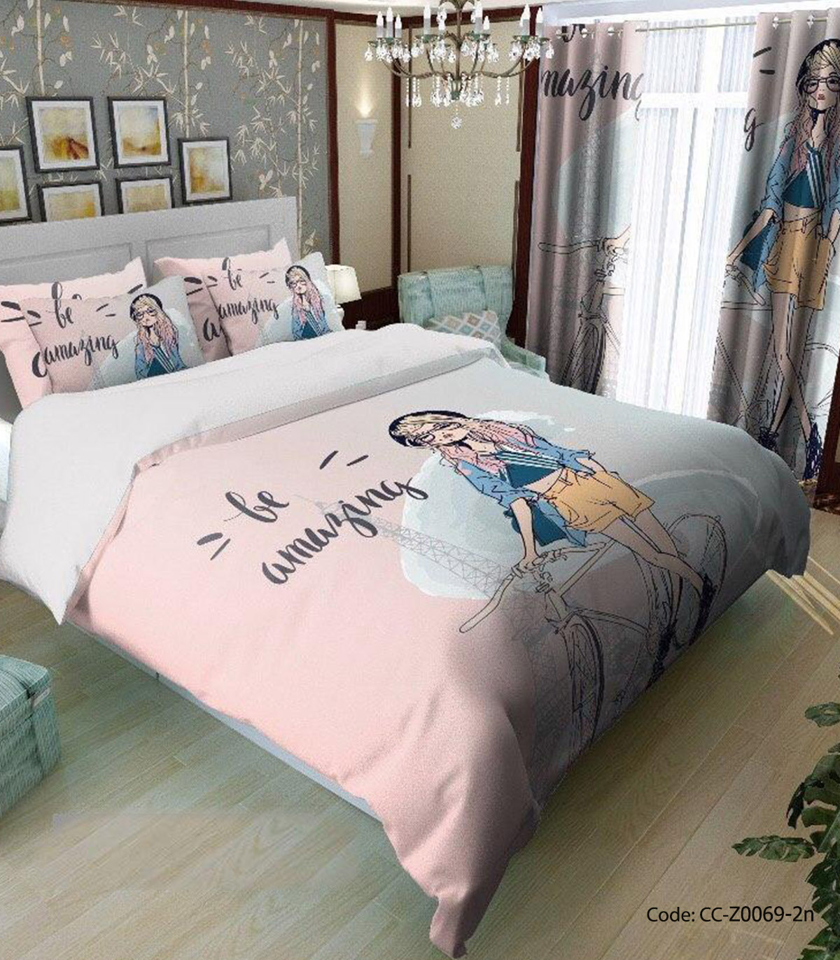 ست روتختی اتاق نوجوان مدل BE AMAZING