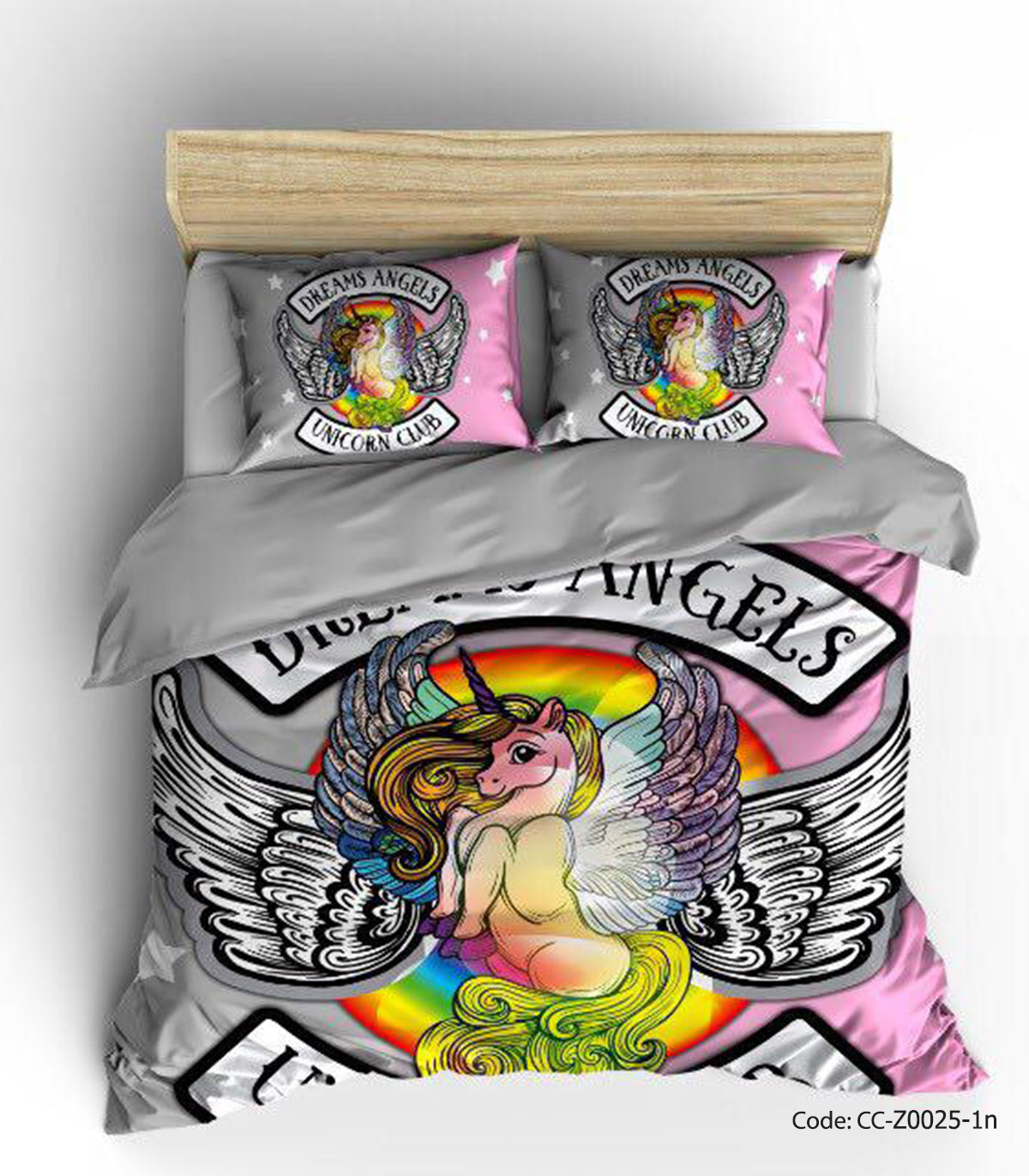روتختی و ملحفه دخترانه مدل UNICORN
