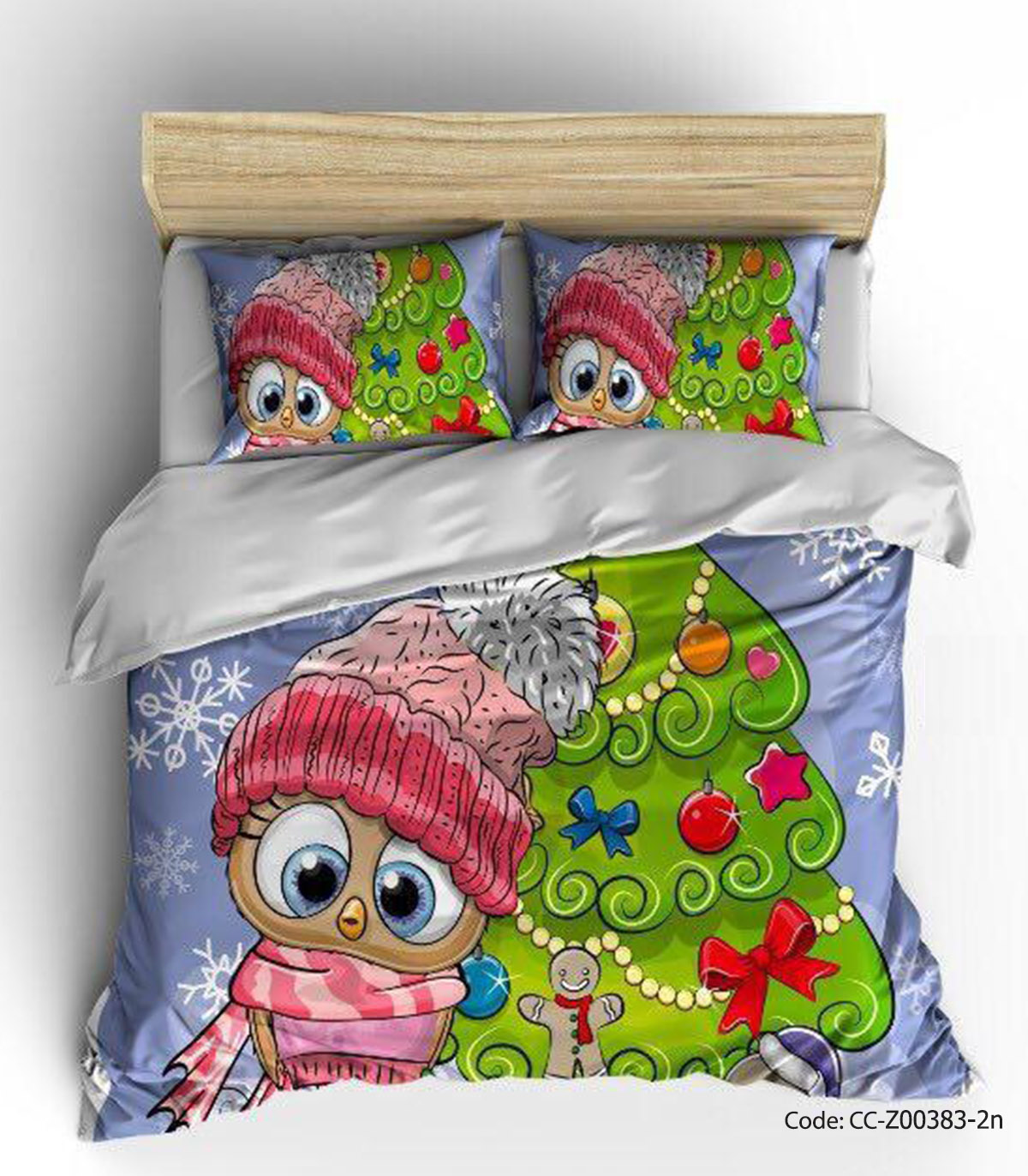 سرویس روتختی اتاق کودک مدل جغد زمستانی