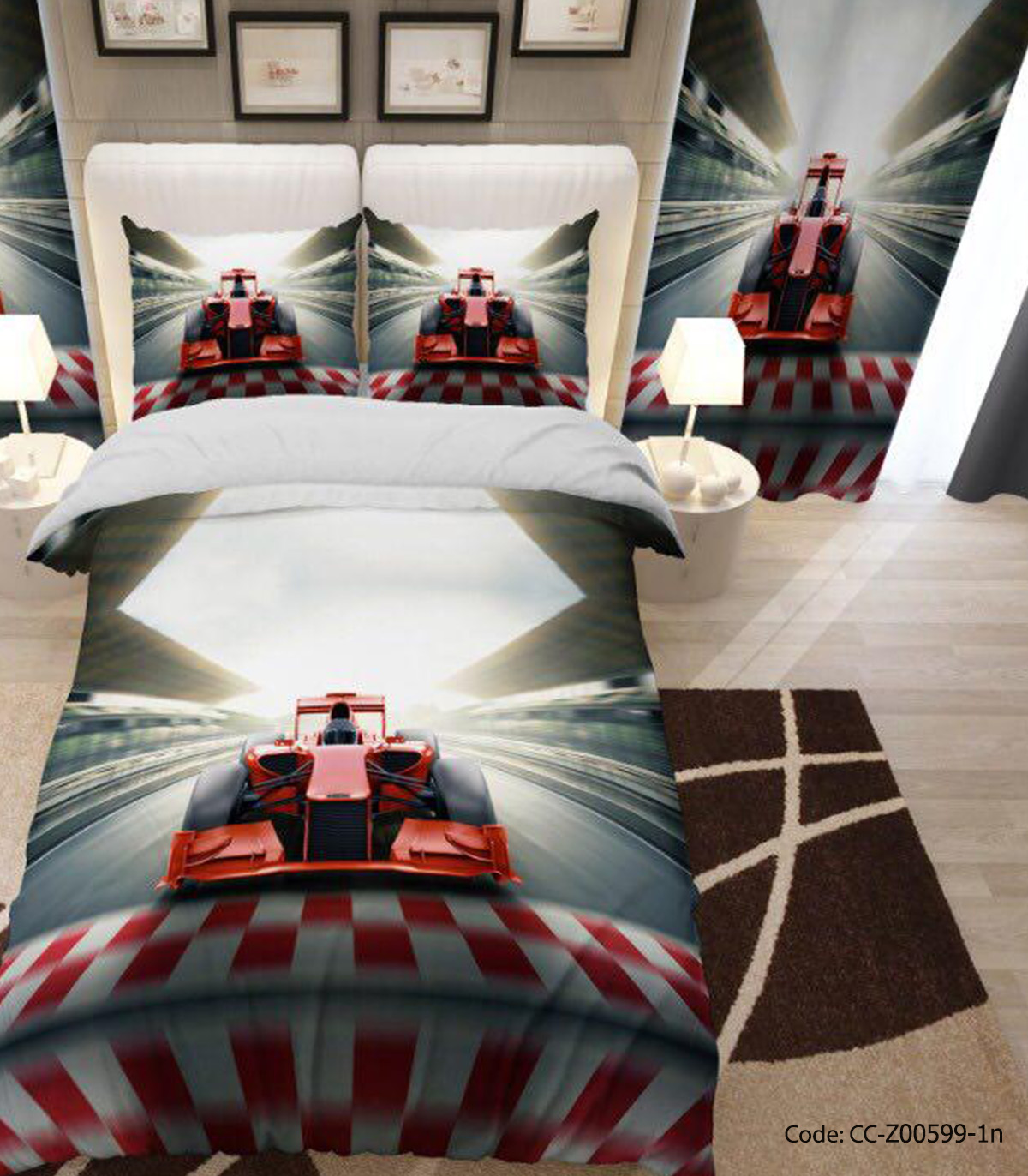 ست روتختی پسرانه مدل رالی 3