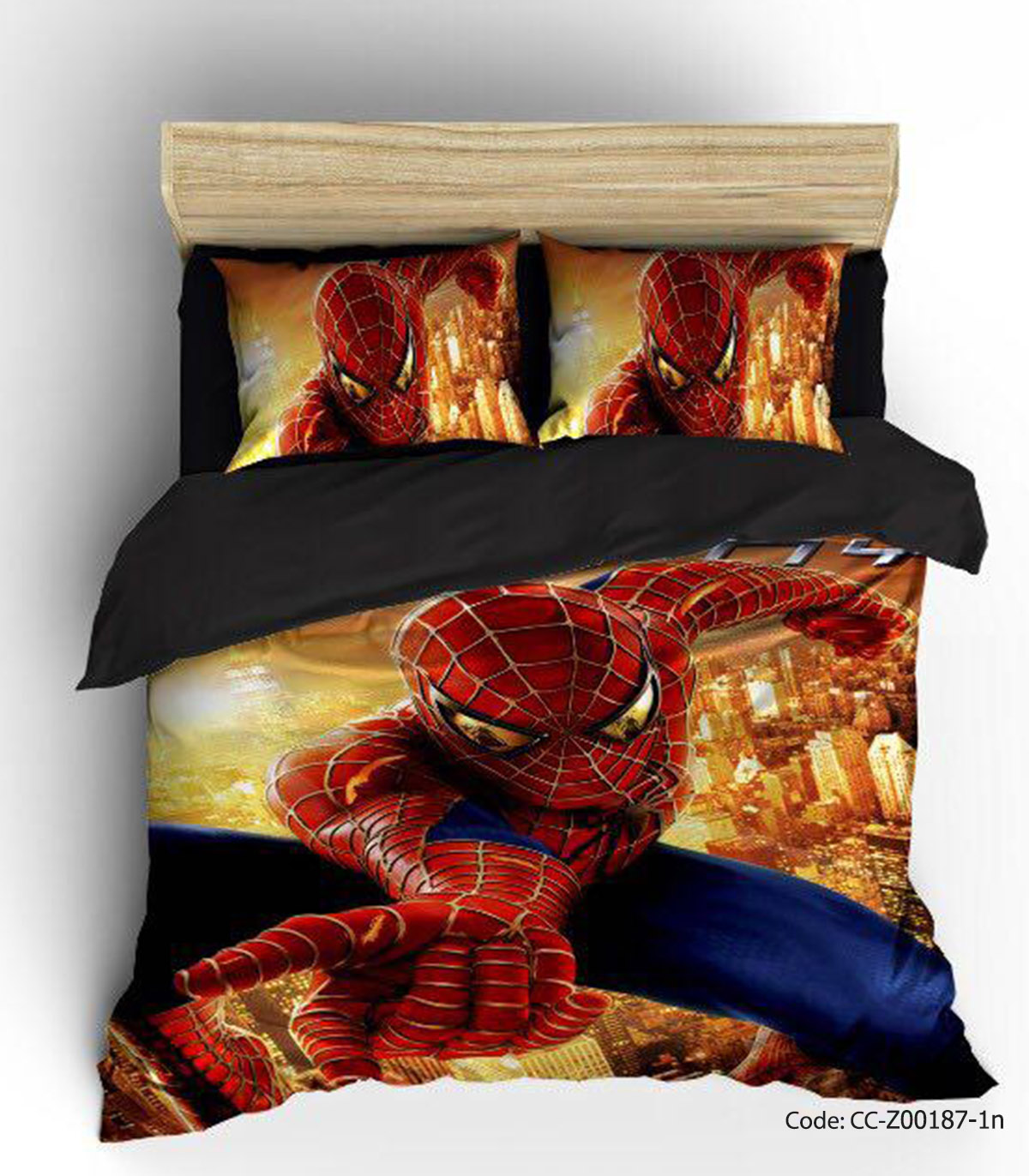 ست روتختی پسرانه مدل مرد عنکبوتی