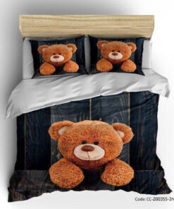 ست روتختی مدل خرس قهوه ای