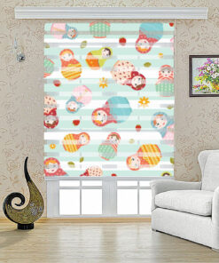 پرده زبرا طرح دختر مدل 1432