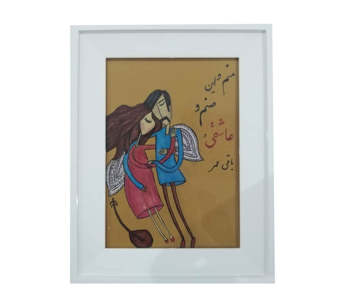 تابلو نقاشی دکوراتیو طرح لیلی و مجنون