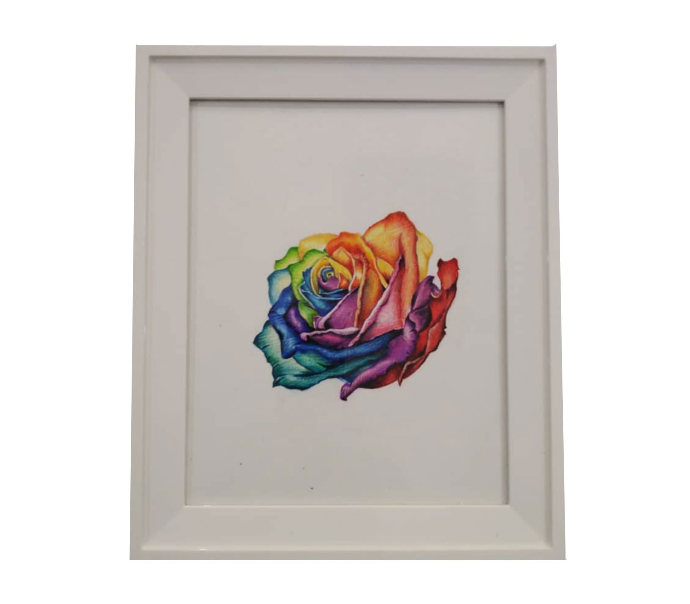 تابلو نقاشی دکوراتیو طرح گل رنگی