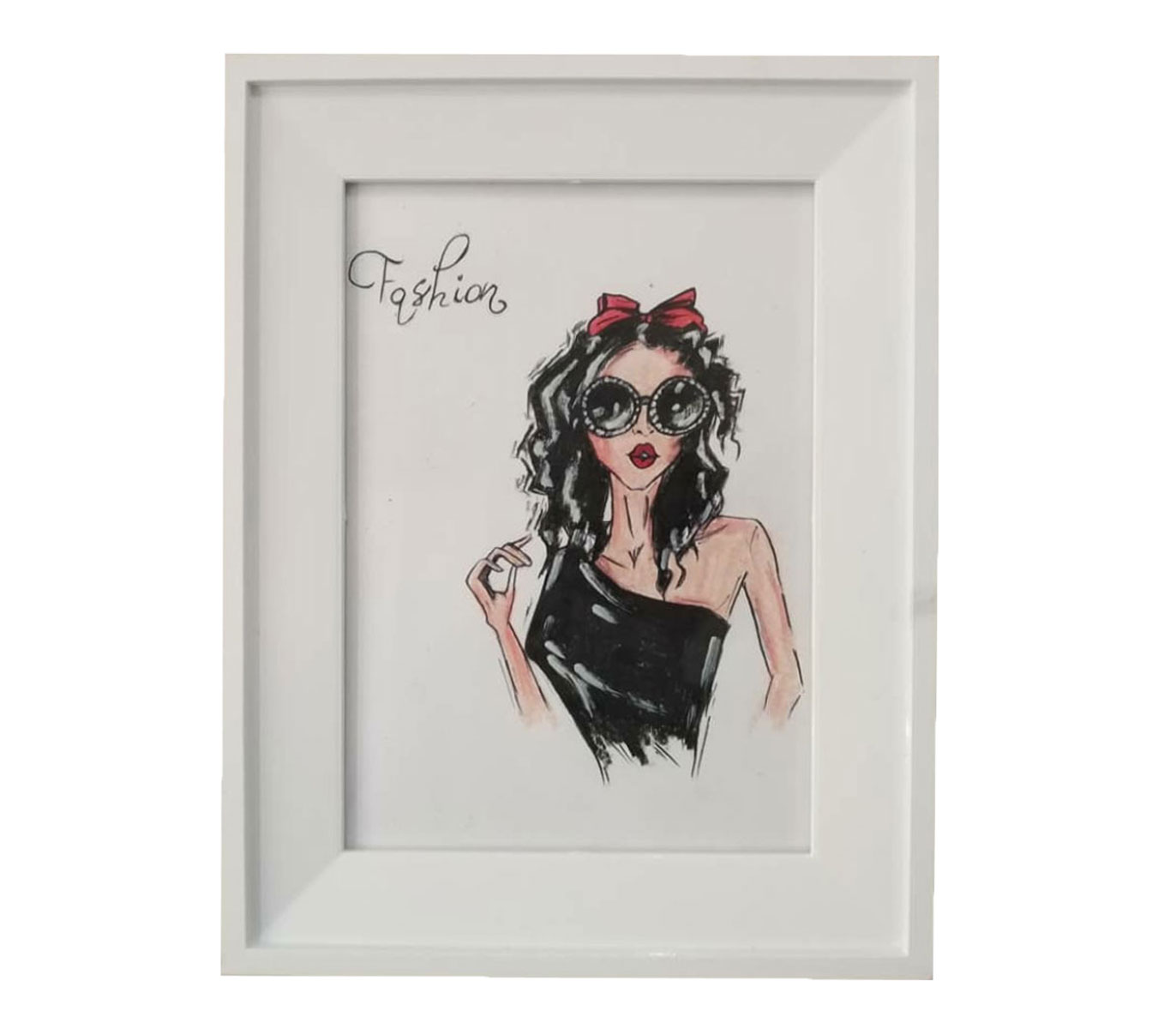 تابلو نقاشی دکوراتیو طرح fashion