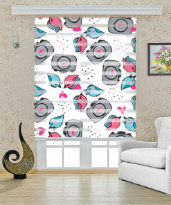 پرده زبرا طرح دوربین مدل 1424