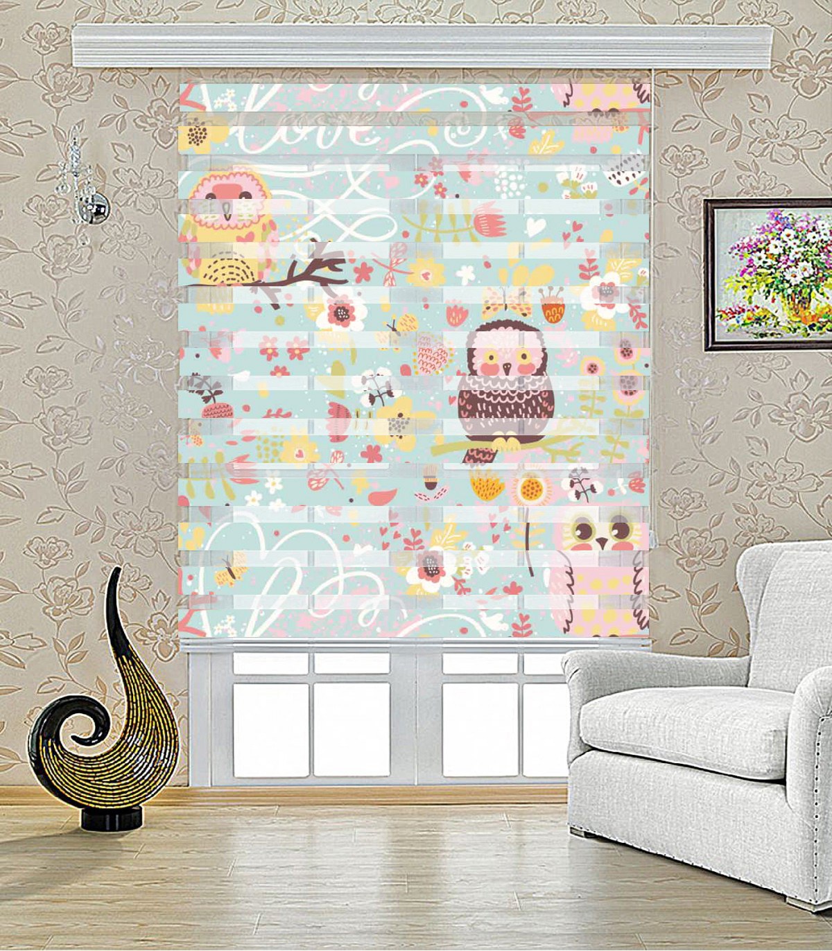 زبرا طرح جغد مدل 1418