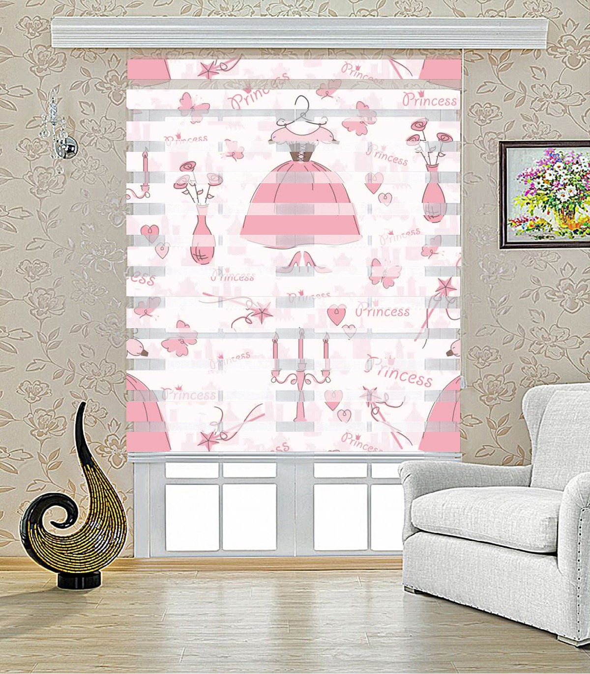 زبرا طرح پیراهن مدل 1406