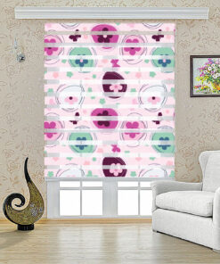 پرده زبرا طرح کوکب مدل 1216