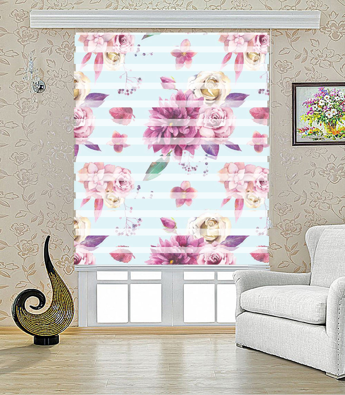 پرده زبرا طرح LIFE مدل 1037