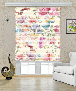 پرده زبرا طرح فرشته مدل 1025