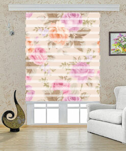 زبرا طرح رز بنفش مدل 1032