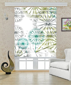 پرده زبرا طرح قاصدک مدل 1005