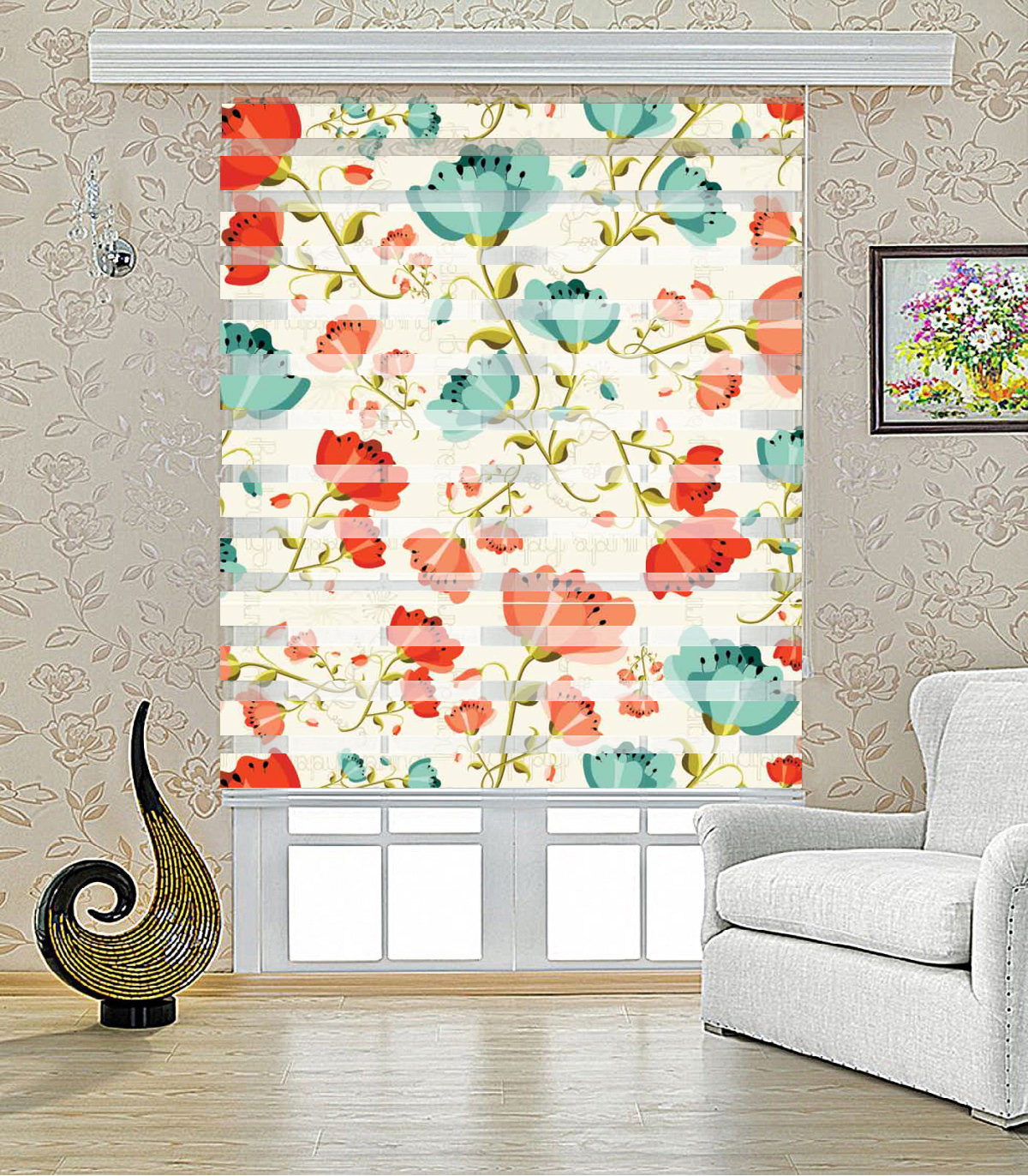 زبرا طرح شقایق مدل 1215