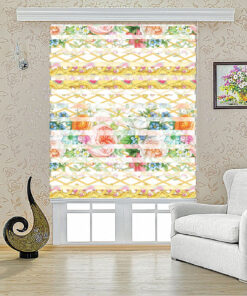 پرده زبرا طرح قلبی مدل 1003