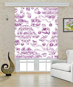 پرده زبرا طرح ژاله مدل 1014