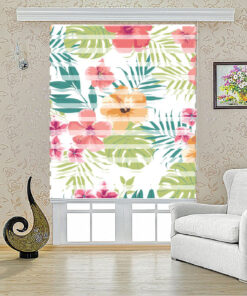 پرده زبرا طرح هاوایی مدل 1016