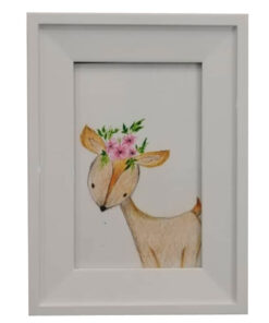 تابلو نقاشی دکوراتیو طرح آهو