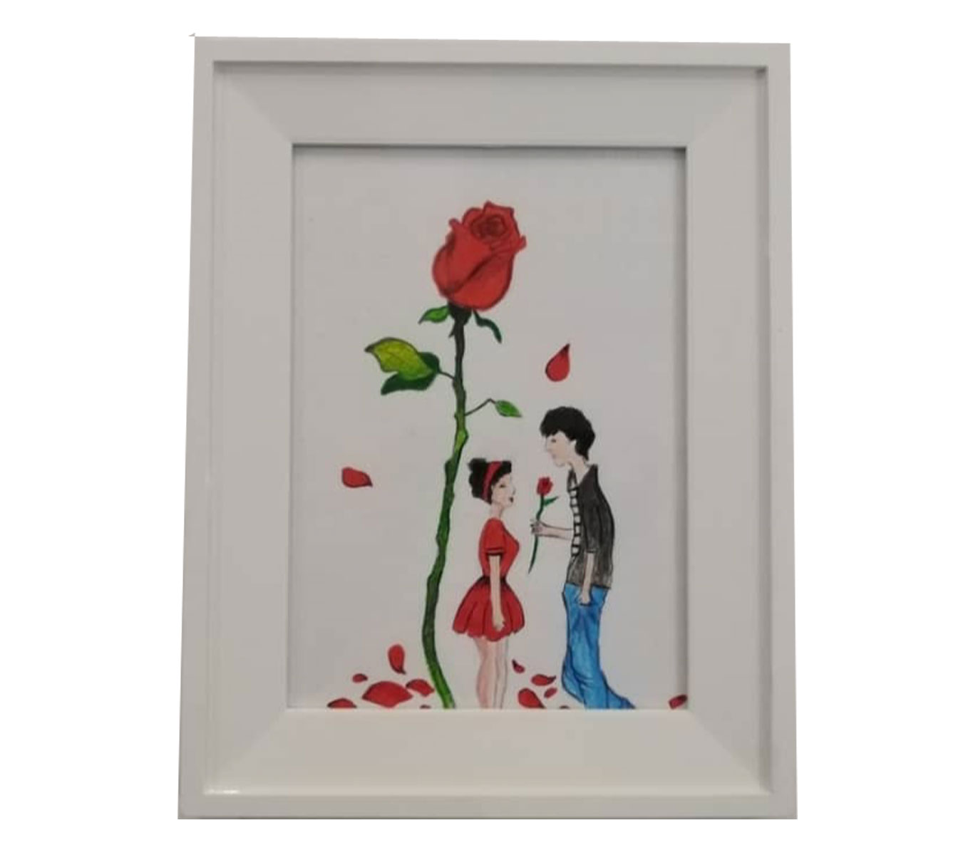 تابلو نقاشی دکوراتیو طرح ولنتاین