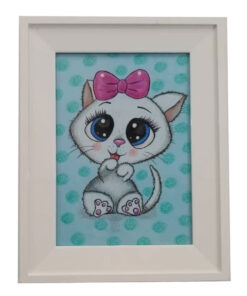 تابلو نقاشی دکوراتیو طرح پیشی ملوس