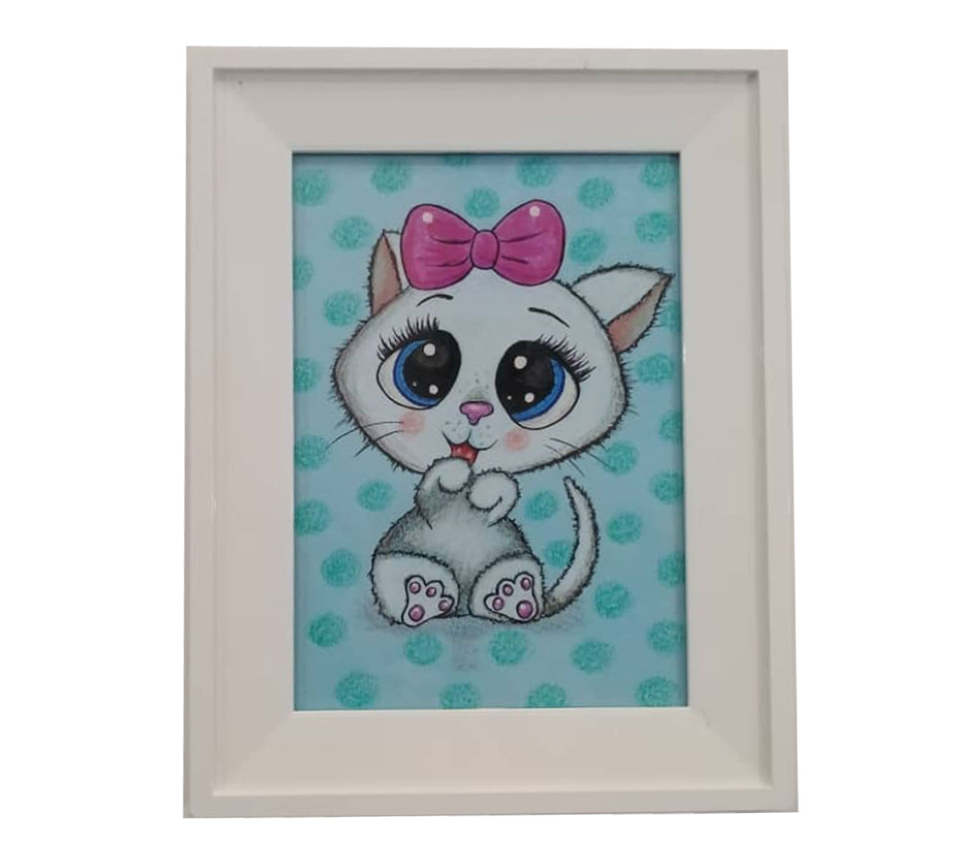 تابلو نقاشی دکوراتیو طرح پیشی ملوس