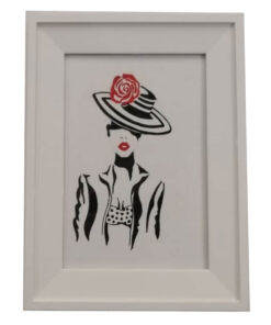 تابلو نقاشی دکوراتیو طرح Lady 