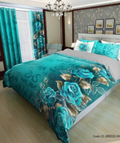 ست ملحفه و لحاف طرح دار مدل سوگل