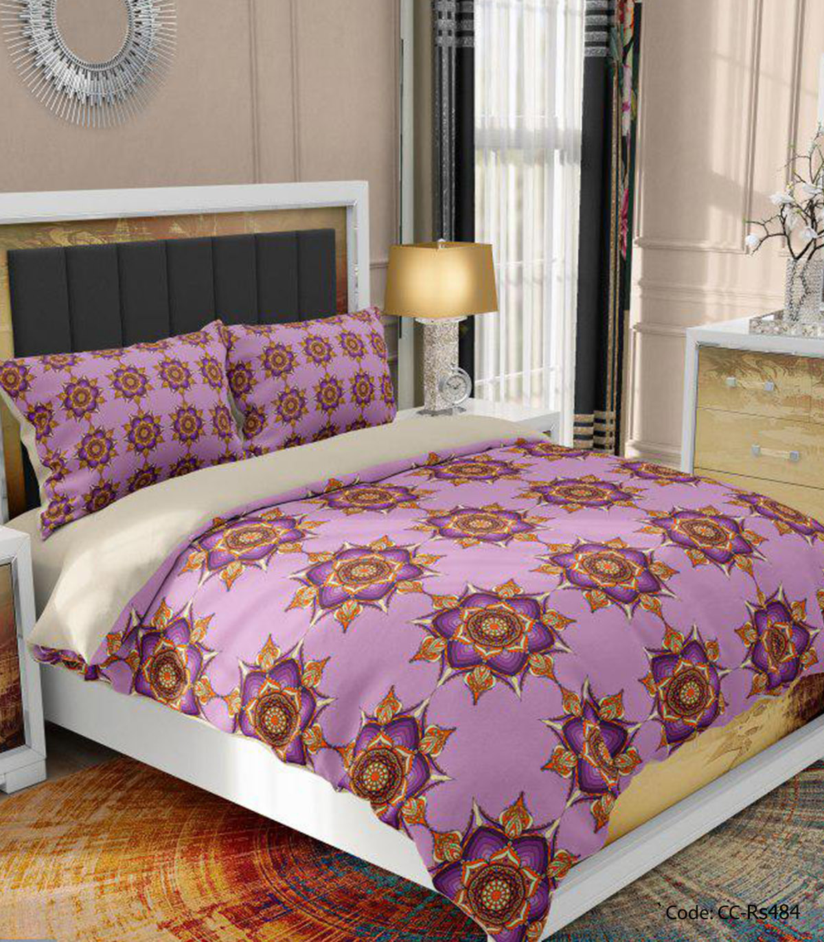 ست روتختی و لحاف مدل سمرقند