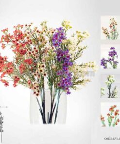 گل مصنوعی استبرق برگ باریک