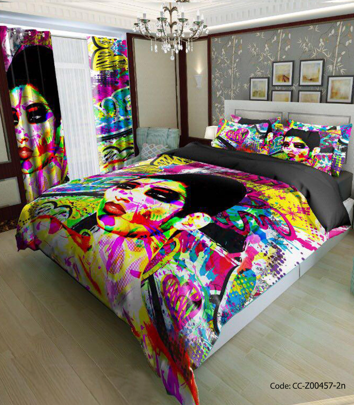 روتختی و ملحفه مدل کوبیسم