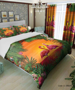 ست روتختی و ملحفه کشدار مدل پلیکان